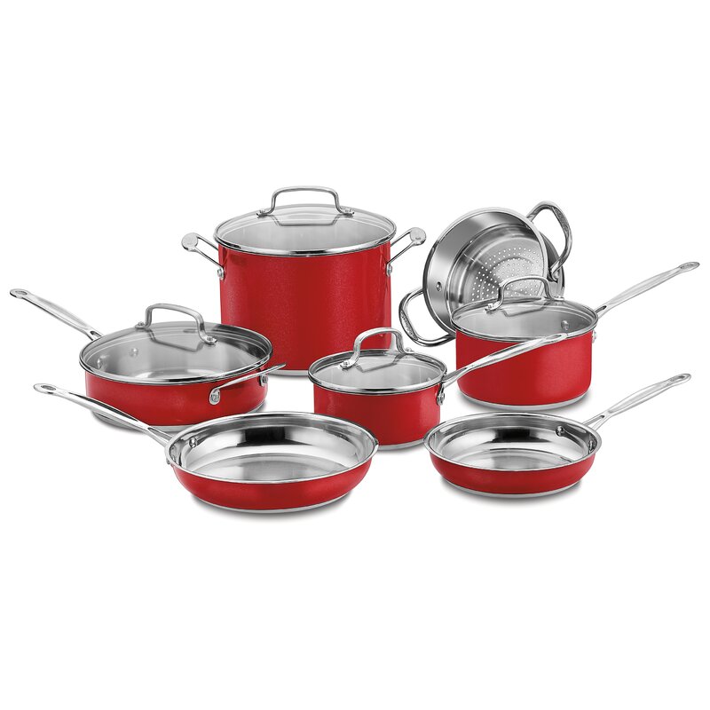Cuisinart Chef's Classic Stainless Steel 11-Piece Cookware Set Cuisinart Chef's Classic Stainless Steel 11-piece Cookware Set